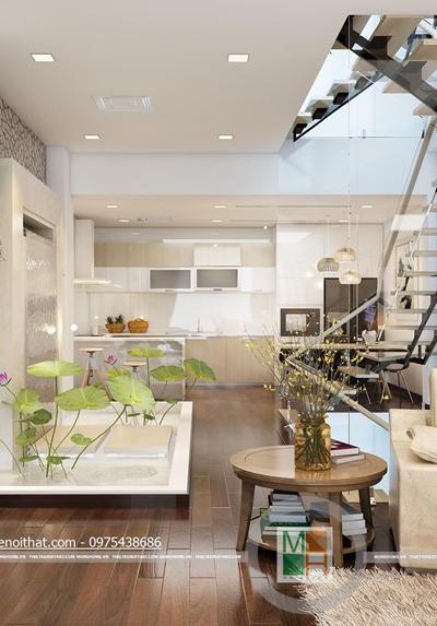  Thiết kế nội thất nhà liền kề tiện nghi sang trọng - Mr Thắng